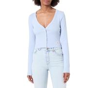 Calvin Klein Women's A-Ls WVN LBL 2X2 Ctt Lv047C204G Other Tops, Blue, M