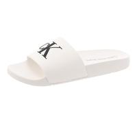 Calvin Klein Women's Arin Slide Sandal, Weiß 140, 35 EU