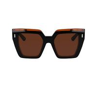 Calvin Klein CK23502S 002 52-19 Sonnenbrille mit Sehstärke erhältlich, Damen, Vollrand, Eckig