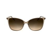 Calvin Klein Women's Sunglasses CK25504S - Transparent Brick with Gradient Brown Lens
