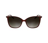 Calvin Klein Women's Sunglasses CK25504S - Transparent Burgundy with Gradient Burgundy Lens