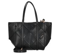 Tragetasche CALVIN KLEIN "WOVEN MINI TOTE CROSSBODY", Damen, Gr. B/H/T: 25cm x 15cm x 7cm, schwarz, Lederimitat, unifarben, Taschen, kleine Damen Handtasche, Umhängetasche, Schultertasche (53321255-0)