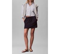 Hemdbluse CALVIN KLEIN JEANS "COTTON POPLIN CROPPED", Damen, Gr. S (38), breezy blau three color refined str, Web, Obermaterial: 100% Baumwolle, gestreift, regular fit normal, Rundhals, eingesetzt Man