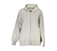Calvin Klein Zip-up-Hoodie im Relaxed Fit - Hellgrau XS