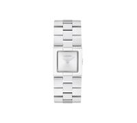 Calvin Klein Zwei-Zeiger-Quarzwerk-Uhr für Damen Kollektion CK Meridian mit Silbernes Edelstahlarmband - 25100088