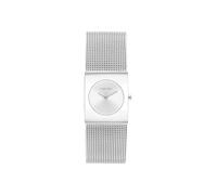 Calvin Klein Zwei-Zeiger-Quarzwerk-Uhr für Damen Kollektion CK Pulse mit Silbernes Edelstahl-Mesh-Gliederarmband - 25100135