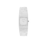 Calvin Klein Zwei-Zeiger-Quarzwerk-Uhr Silbernes Kollektion SOPHISTICATED SQUARE mit Silbernes Edelstahlarmband - 25100177