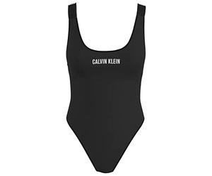 Calvin KleinWomen'sScoop BackScoop Back One Piece-Rp Kw0Kw01599Black (Pvh Black) L