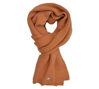 Calvon Klein Strickschal Schal Rib Scarf Camel Wolle Kaschmir
