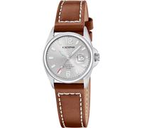 Quarzuhr CALYPSO WATCHES "Basic", braun (cognacfarben), Armbanduhren, Damen, Quarzuhr, Armbanduhr, Damenuhr, Lederarmband, analog, Tag (31968845-0) cognacfarben