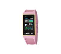 Calypso Damen Smartwatch Kautschuk Rosa - Wasserdicht IP68 - Musiksteuerung, Schrittzähler, Kalorien, Multisport, Herzfrequenz, Schlafmonitor K8502/1