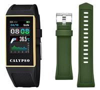 CALYPSO Uhrenmodell K8502 / 4 aus der SMARTWATCH-Kollektion, 23,80/41,30 mm Gehäuse mit schwarzem Kautschukarmband für Damen K8502/4