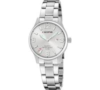 Calypso Watches Damen Analog-Uhr K5861/2 – Edelstahl 316L, Quarz, Mineralglas, 5 ATM, Kalender, Grau