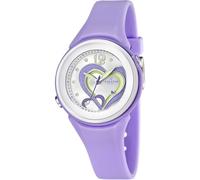 Calypso Watches Damenuhr K5576/4 – Analog, Quarz, lila Kautschuk, stoßfestes Glas, 10 ATM