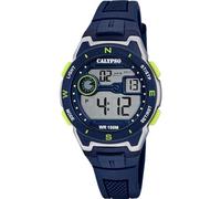 Calypso Digitaluhr Jungen - Kautschuk - Robustes Glas - Wasserdicht 10 ATM - Datum & Kalender Chronograph Doppelte Zeitzone Licht Alarm 12/24h - Digital Crush - K5853