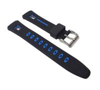 Calypso Ersatzband Uhrenarmband Kunststoff Band schwarz/ Blau für K5506/3 K5506
