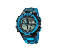 Calypso Herren Digitaluhr blau, Kunststoff Armband, Durchmesser: 47mm, Wasserdichtigkeit: 10 Bar, K5723/4