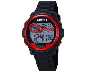 Calypso K5667/2 Herrenuhr digital Quarz Alarm-Chrono PU-Band