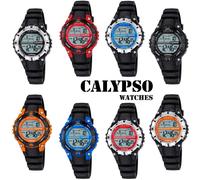 Calypso K5684 Damenuhr Chrono digital mit PU-Armband