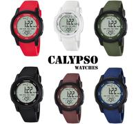 Calypso K5698 Herrenuhr Chrono digital mit PU-Armband K5698