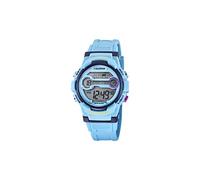 Calypso Kinder Digitaluhr Kautschuk Blau - Hochwertiges Glas - Wasserdicht 10 ATM - Datum, Kalender, Stoppuhr, Doppelzeit, Licht, Alarm, 12/24 Std K5808/2