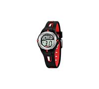 Calypso Kinder Digitaluhr schwarz/rot, Kunststoff Armband, Durchmesser: 32mm, Wasserdichtigkeit: 5 Bar, K5506/1