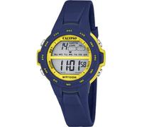 Calypso Kinderuhr Digital - Kautschuk Blau - Wasserdicht 10 ATM - Datum & Kalender Chronograph Doppelte Zeitzone Licht Alarm 12/24h - Junior Collection - K5850/5