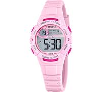 Calypso Kinderuhr Digital - Kautschuk Rosa - Wasserdicht 10 ATM - Datum & Kalender Chronograph Doppelte Zeitzone Licht Alarm 12/24h - Junior Collection - K5852/1