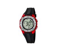 Calypso Kinderuhr Digital - Kautschuk Schwarz - 10 ATM - Datum Kalender Chronograph Doppelzeit Licht Alarm 12/24h - K5685/6