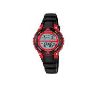 Calypso Kinderuhr Digital - Kautschuk Schwarz - 10 ATM - Datum Kalender Chronograph Doppelzeit Licht Alarm 12/24h - K5684/6