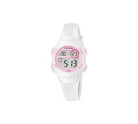 Calypso Kinderuhr Digital - Kautschuk Weiß - Wasserdicht 10 ATM - Datum & Kalender Chronograph Doppelte Zeitzone Licht Alarm 12/24h - Junior Collection - K5831/1