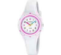 Calypso Kinderuhr Junge und Mädchen Analog aus Kautschuk Weiß | Quarzuhr, Widerstandsfähiges Glas, Wasserdicht 10 ATM, K5856/1, My First Watch