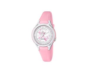 Calypso Kinderuhr K5575/2 Blume rosa Kautschuk