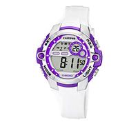 Calypso Kunststoff PUR Damen-Herren Uhr K5617/3 Armbanduhr weiß Digital D1UK5617/3