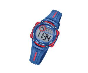 Calypso Kunststoff PUR Kinder Uhr K6068/4 Armbanduhr dunkelblau Digital UK6068/4