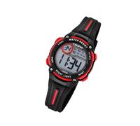 Calypso Kunststoff PUR Kinder Uhr K6068/6 Armbanduhr schwarz Digital UK6068/6
