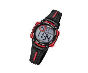 Calypso Kunststoff PUR Kinder Uhr K6068/6 Armbanduhr schwarz Digital UK6068/6