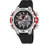 Calypso Uhr Digital Herren Analog aus Kautschuk Schwarz