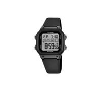 Calypso Uhr Digital Herren aus Kautschuk Schwarz K5812/2 | Quarzwerk, Wasserdicht 5 ATM Datum und Kalender, Chronograph, Zwei Zeitzonen, Beleuchtung, Alarm