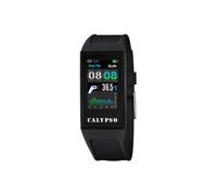 CALYPSO - Unisex Erwachsener Uhrenmodell K8501 / 4 aus der SMARTWATCH-Kollektion, 23,80/41,30 mm Gehäuse mit schwarzem Kautschukarmband für Herren - K8501/4