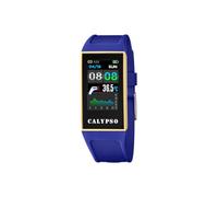 Calypso Damen Smartwatch Kautschuk Blau - Wasserdicht IP68 - Musiksteuerung - Schritt- und Kalorienzähler - Multisport - Herzfrequenz - Schlafmonitor K8502/2