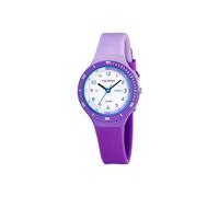 Quarzuhr CALYPSO WATCHES "My First Watch", lila (lila, helllila, weiß, lila, blau), Armbanduhren, Kinder, Quarzuhr, Armbanduhr, Silikonarmband, analog (92680535-0) lila, helllila, weiß, lila, blau