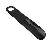 Calzascarpe con manico in gomma - Durevole cucchiaio per scarpe in plastica ABS con linguetta, utile viaggio per uomini, donne, anziani e bambini - Facile usare, 19,5 x 4 cm