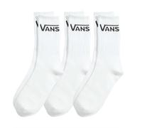 Vans Classic Crew Socken weiß/schwarz (3 Paar) - XL