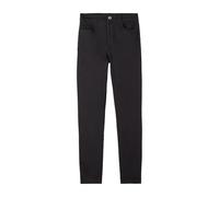 CALZEDONIA Damen High Waist Soft Touch Skinny Push Up Jeans, Schwarz - Black Denim, X-Klein