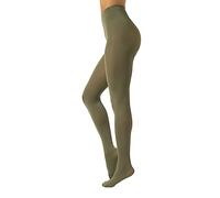 CALZITALY Blickdichte Weiche Strumpfhosen aus Mikrofaser | Bunte Strumpfhose Damen | S, M, L, XL, XXL, 3XL 4XL | 80 DEN | Made in Italy (4XL, Olive Green)