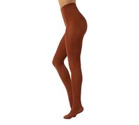 CALZITALY Blickdichte Weiche Strumpfhosen aus Mikrofaser | Bunte Strumpfhose Damen | S, M, L, XL, XXL, 3XL 4XL | 80 DEN | Made in Italy (XL, Burnt Henna)