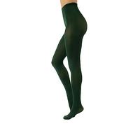 CALZITALY Blickdichte Weiche Strumpfhosen aus Mikrofaser | Bunte Strumpfhose Damen | S, M, L, XL, XXL, 3XL 4XL | 80 DEN | Made in Italy (XXL, Smaragdgrün)