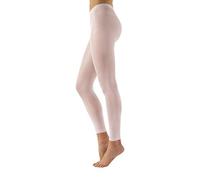 CALZITALY Damen Tanz Leggings | Blickdichte Ballett Strumpfhosen ohne Fuß | S/M, L/XL | Schwarz | 60 DEN | Made in Italy (S/M, Rosa)