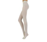 CALZITALY Klassische Blickdichte Strumpfhosen aus Mikrofaser für den Alltag | Schwarz | S, M, L, XL | 100 DEN | Made in Italy (L, Kreme)